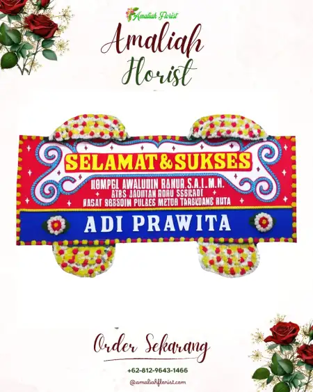 Papan Bunga Ucapan Selamat Patarongan